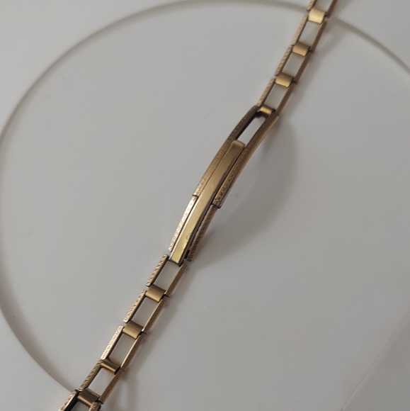 Antique Hadley Patent 12ct Gold-Filled Expansion Wrist Bracelet Watch Strap - Picture 13 of 16